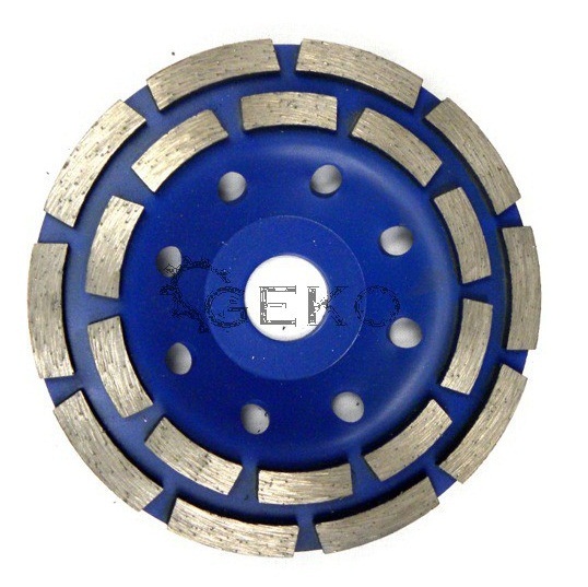 Geko betoncsiszoló gyémánttárcsa 125mm (dupla)