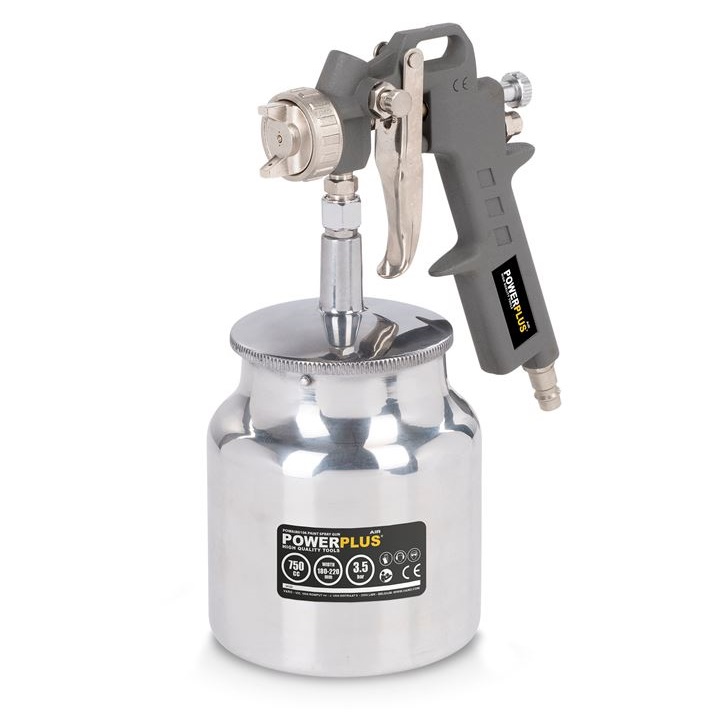 PowerPlus festékszóró alsótartályos 0.75L