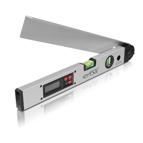 Erba LCD kijelzős szögmérő, vízmérték 414mm