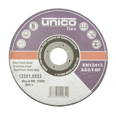 Unico INOX vágókorong 125x 1,0x 22,23 mm