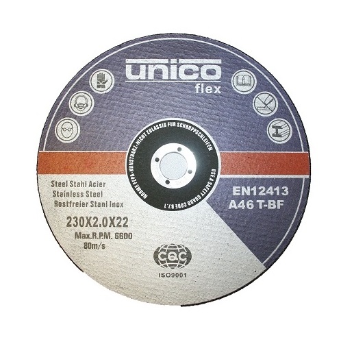 Unico  INOX vágókorong 230x 2x 22,23 mm