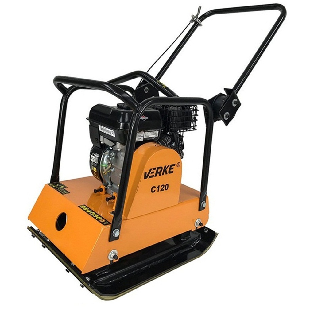 Verke 98 kg-os profi lapvibrátor BRIGGS 5 LE motor + gumilap