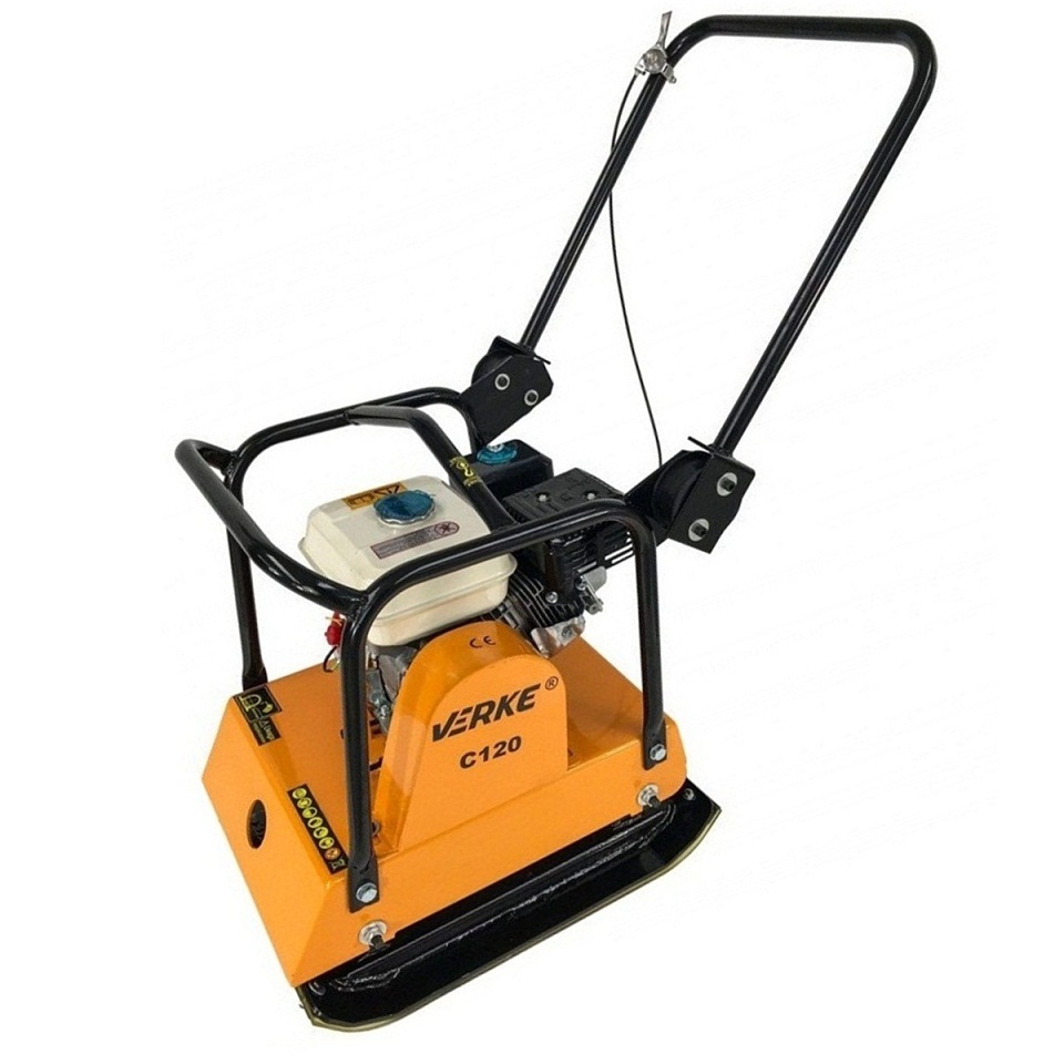 Verke 98 kg-os profi lapvibrátor 6,5 Lóerős motor + gumilap