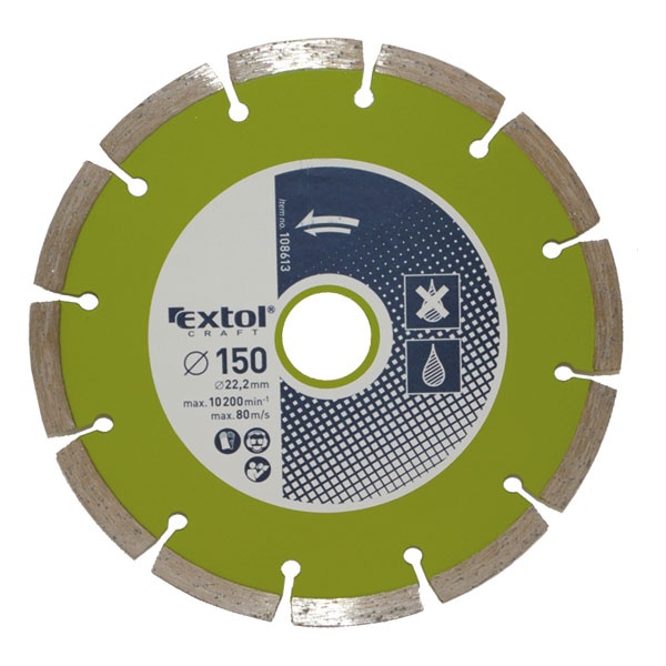 Extol Craft gyémántvágó tárcsa 115 x 22,2mm, szegmentált