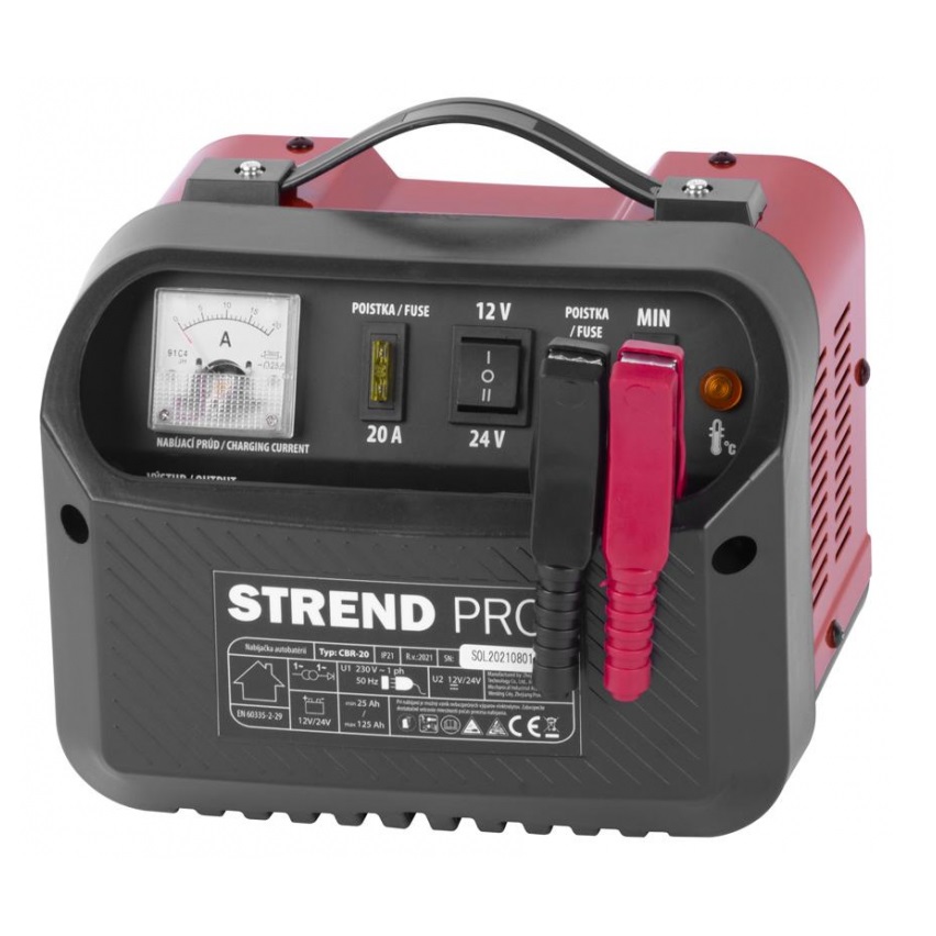 Strend Pro akkumulátor töltő 12/24V , 25-125 Ah