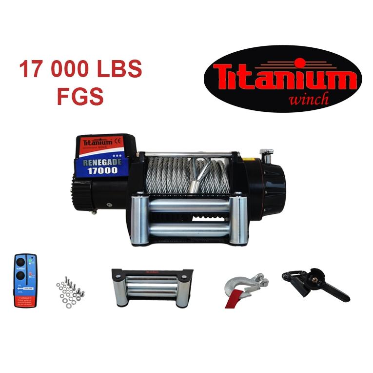 Titanium Winch csörlő RENEGADE 17000