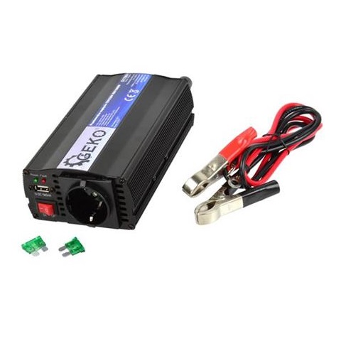 Geko Feszültségátalakító/inverter 12V / 230V 500 / 1000W