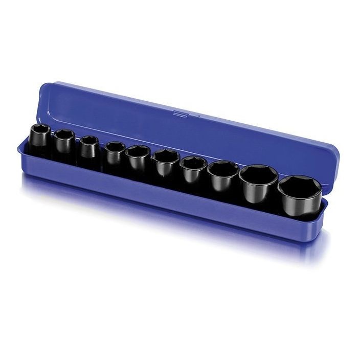 Erba 1/2"-os 10db-os gépi dugófej készlet ,11-24mm