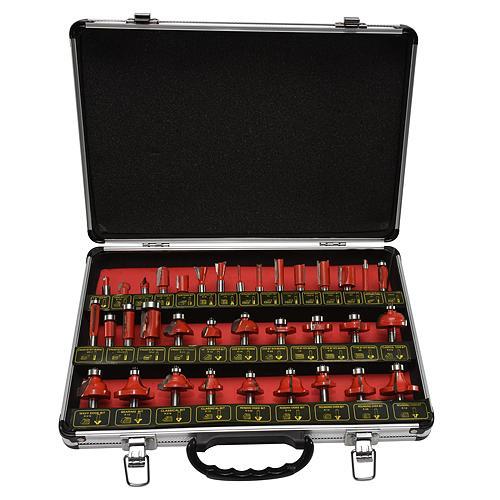 Strend Pro felsőmaró készlet 35 db-os 8mm