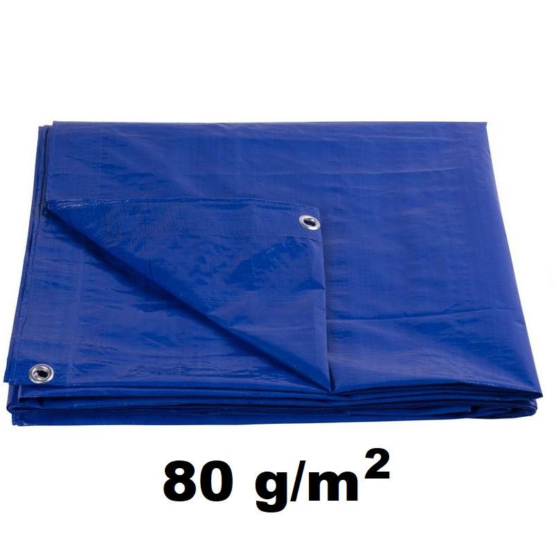 STR vízálló takaróponyva 2 x 2m, 80g/m²