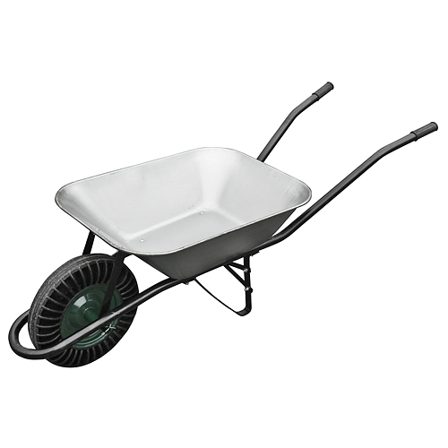 Strend Pro Talicska 60 liter horganyzott puttonnyal, tömör kerekes