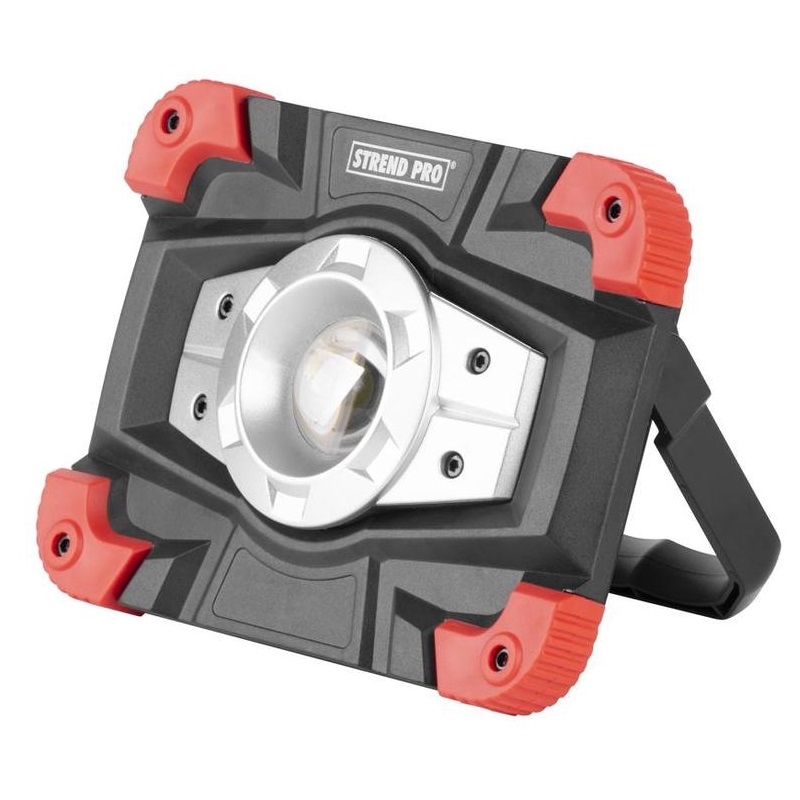 Strend Pro 10 W-os akkus munkalámpa 3,7 V, USB adapteres