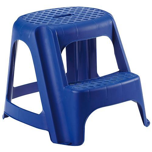 STR műanyag fellépő, 2 fokos, kék
