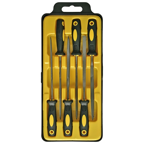 Strend Pro reszelő készlet 6 részes, 170mm, műanyag tartó