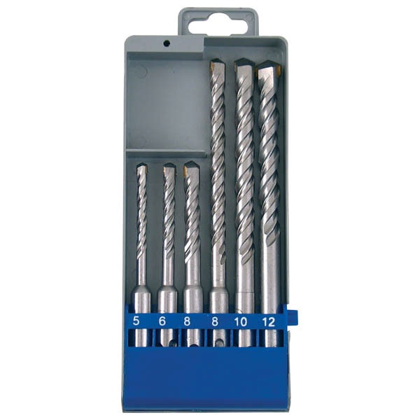 Extol betonfúró klt. SDS PLUS, 6db, 110mm 5,6,8, 160mm 8,10,12