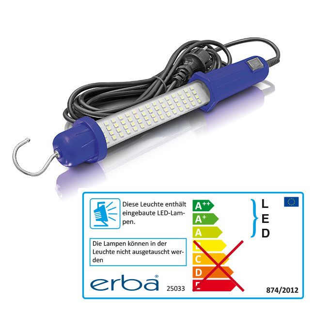 Erba LED-es munkalámpa 10 W/ 60led