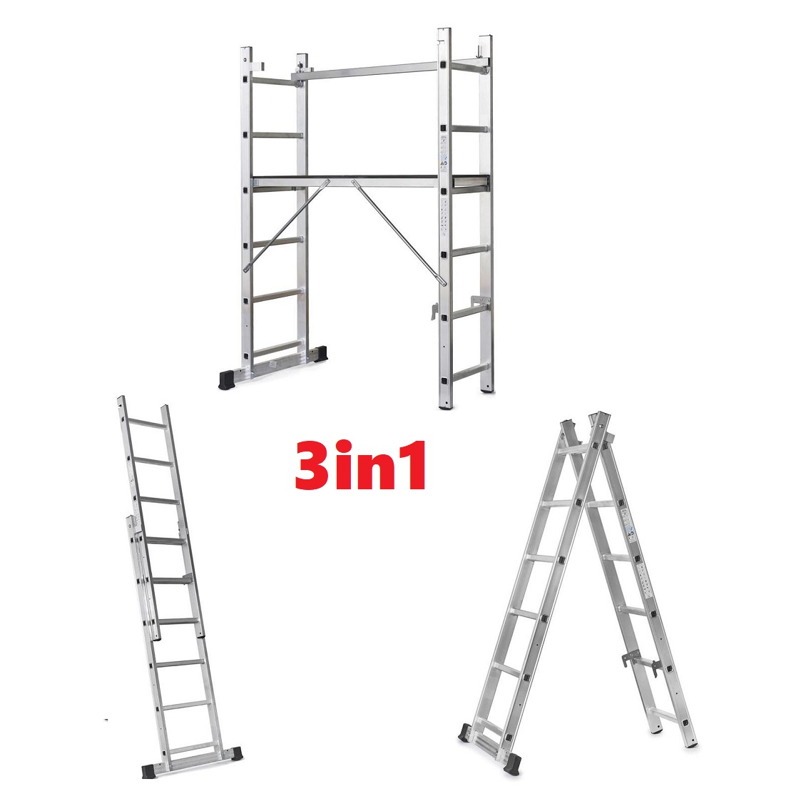 Strend Pro állvány és létra egyben 2x6 fokos