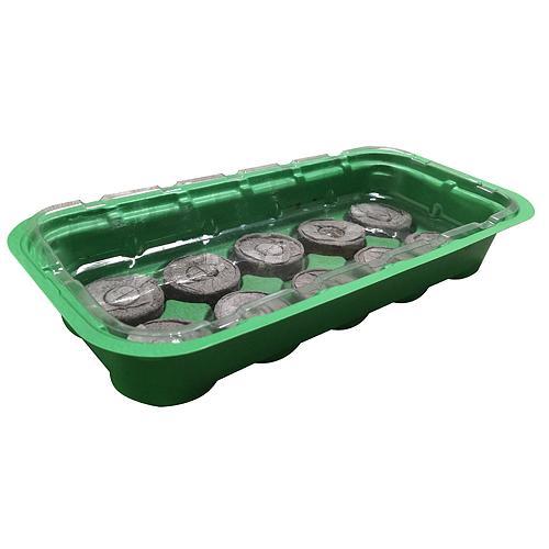 STR mini magtálca 26x12,5x4 cm, 10 kókuszpellettel