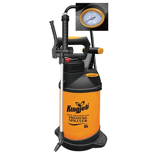 STR Kingjet K kézi permetező 5 liter, nyomásmérővel
