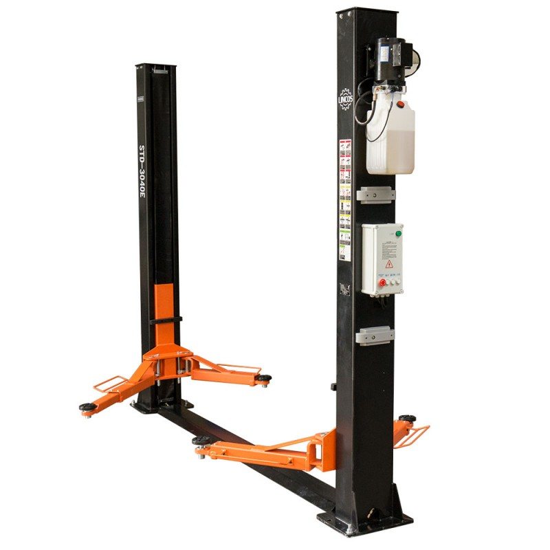 Lincos elektro-hidraulikus kétoszlopos csápos emelő 230V 4T, automata