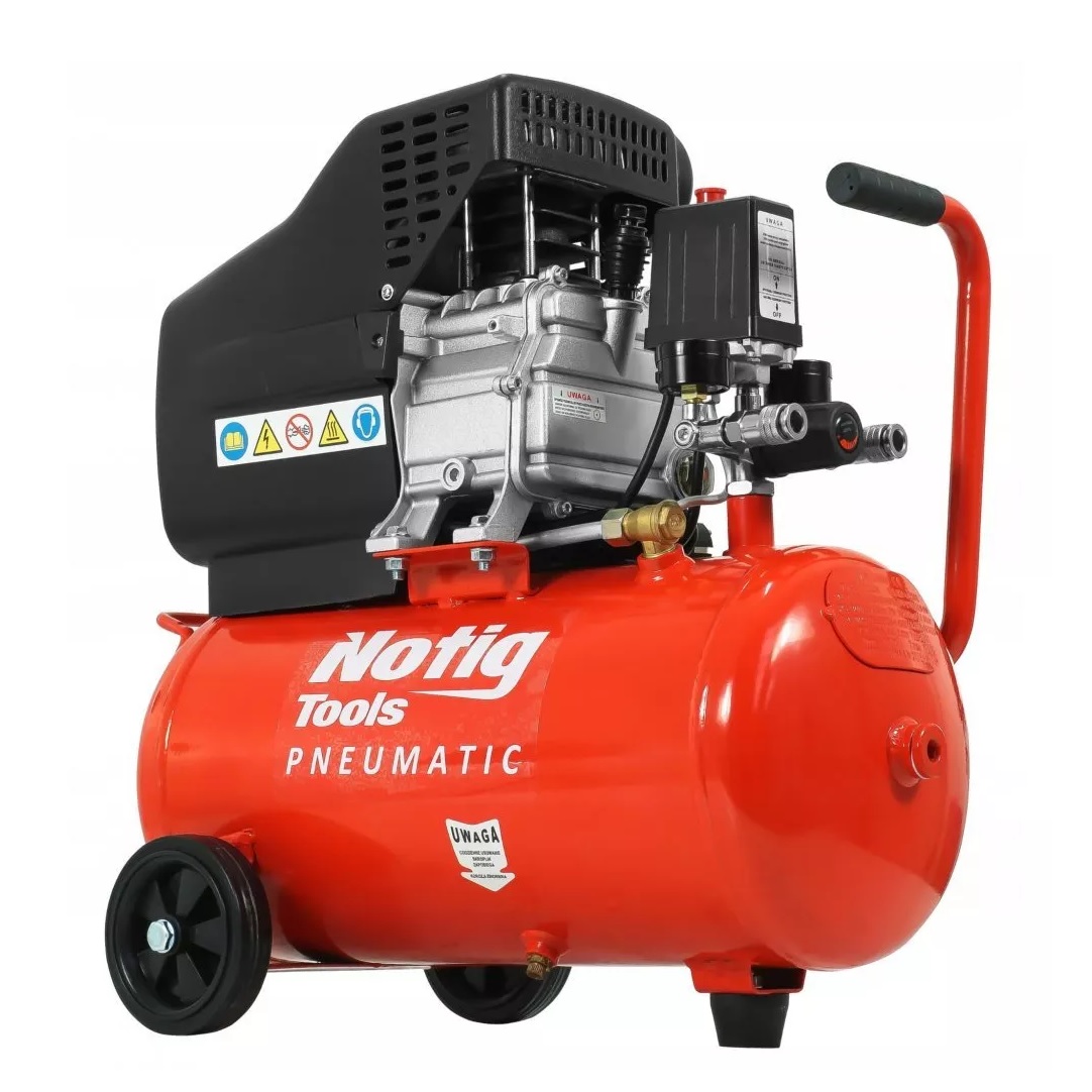 Notig 24 literes olajos kompresszor 8 Bar, 200L/perc