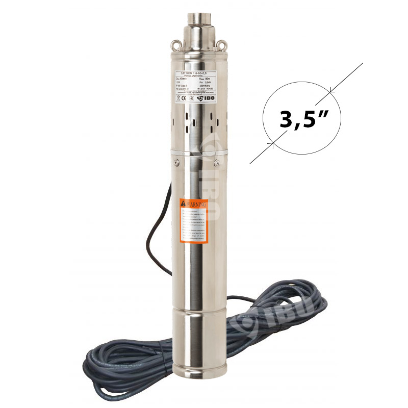 IBO 3,5"-os csőszivattyú 500 W, 2400L/óra 15m kábel