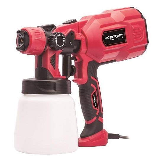 Worcraft 550 W-os elektromos festékszóró, 800 ml, 1,8mm fuvóka