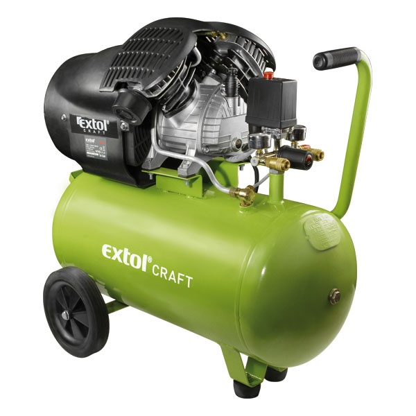 Extol 2 hengeres 50 literes olajos kompresszor