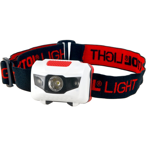 Extol LED fejlámpa, 1 W fehér+2 piros LED, 4 funkció