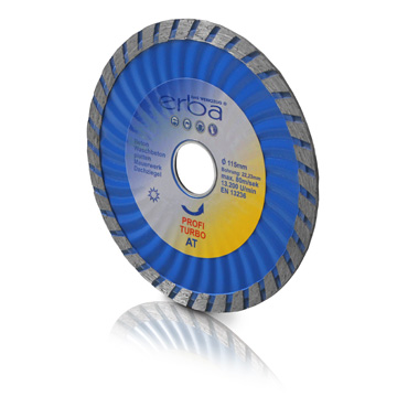 Erba speciális TURBO gyémántvágó tárcsa 115x7x22,2