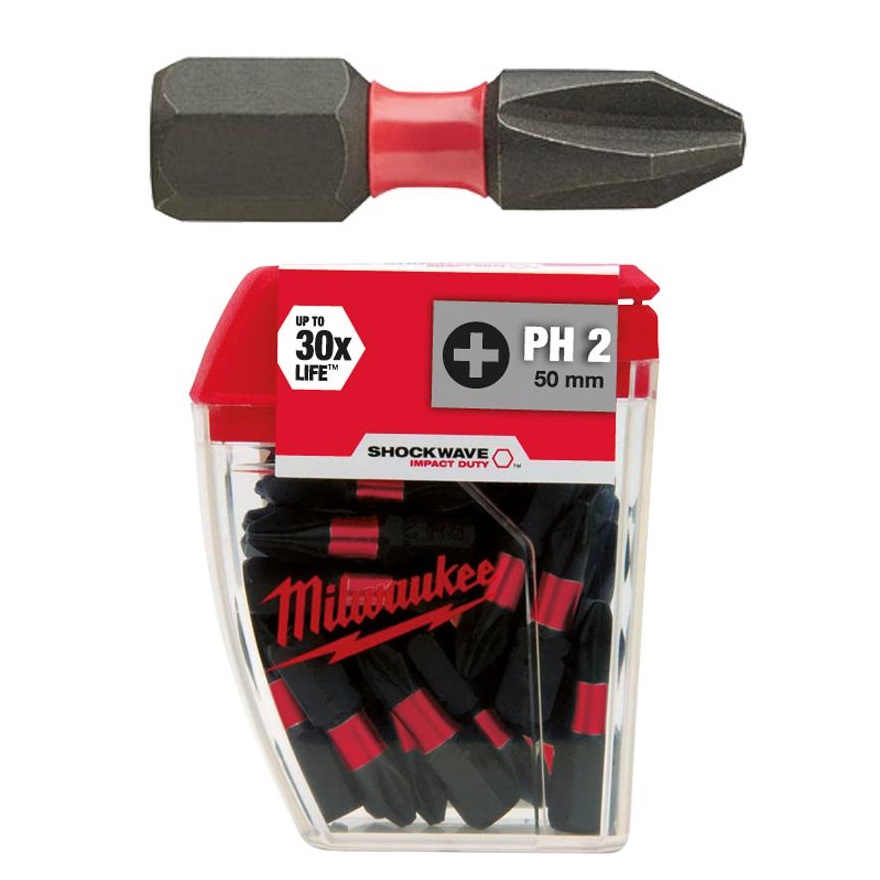 Milwaukee bithegy PH2 25 mm (25 db)