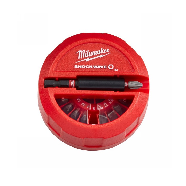Milwaukee Bit készlet 15 darabos Shockwave