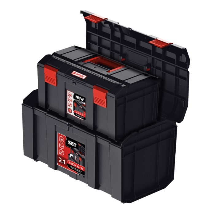 QBrick Regular 2in1 R-BOX 16+19 szerszámosláda szett