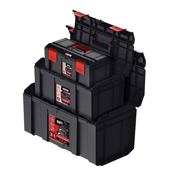 QBrick Regular 3in1 R-BOX 13+16+19 szerszámosláda szett