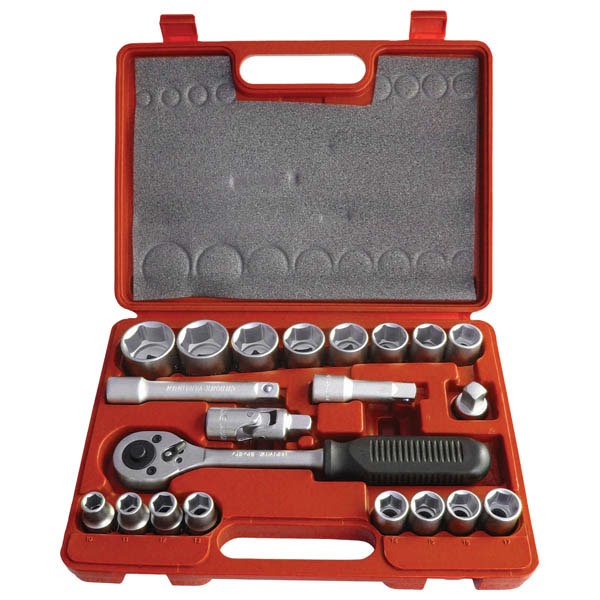 Extol Premium dugókulcs klt., CV., racsnis 45fog ; 1/2" 21db