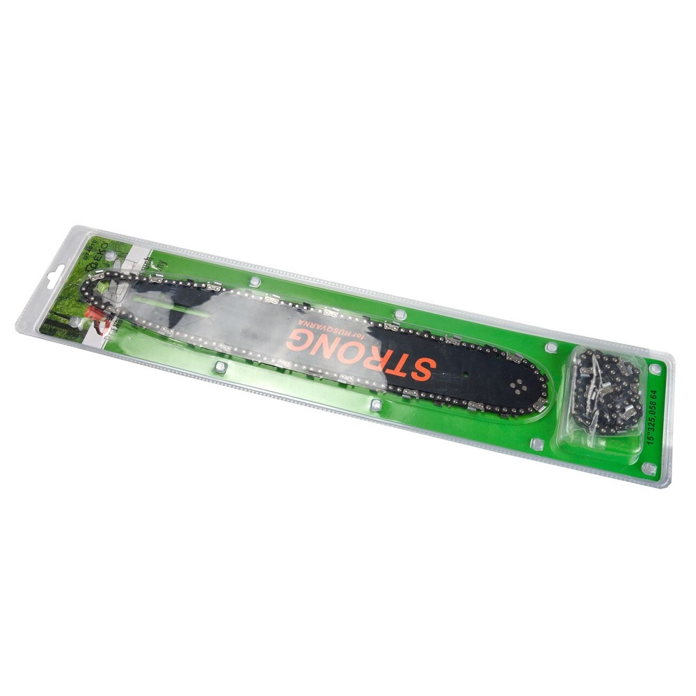 Geko Láncvezető 15" +2db lánc