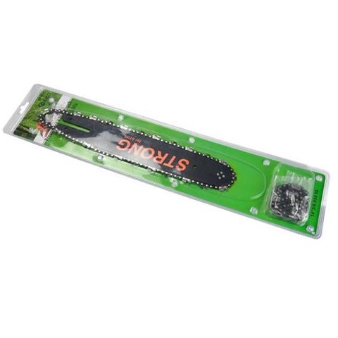 Geko Láncvezető 14" 3/8 + 2db lánc