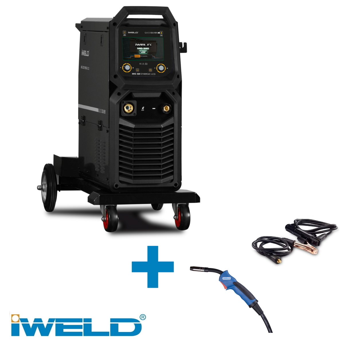 Iweld 300 A-os MIG/MMA szinergikus hegesztő inverter + tartozékok