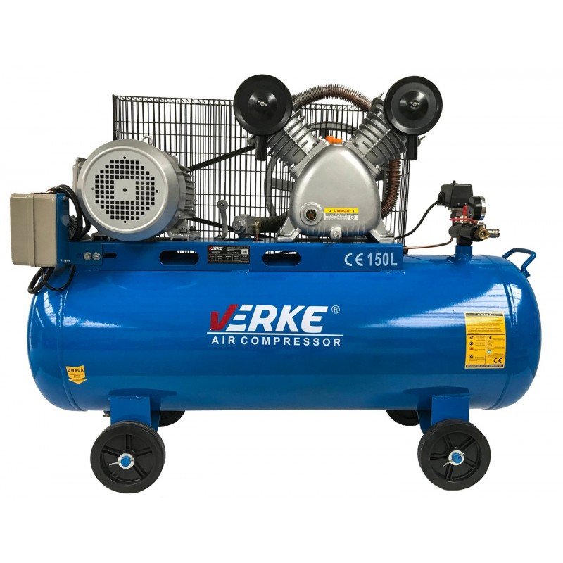 Verke kéthengeres olajos kompresszor 4 kW / 150 l / 8 bar