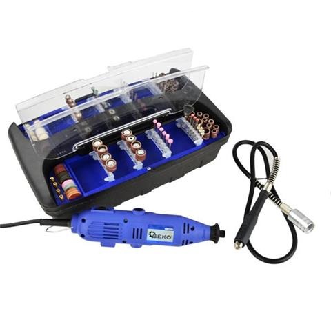Geko Mini köszörű tartozékokkal 176db-os