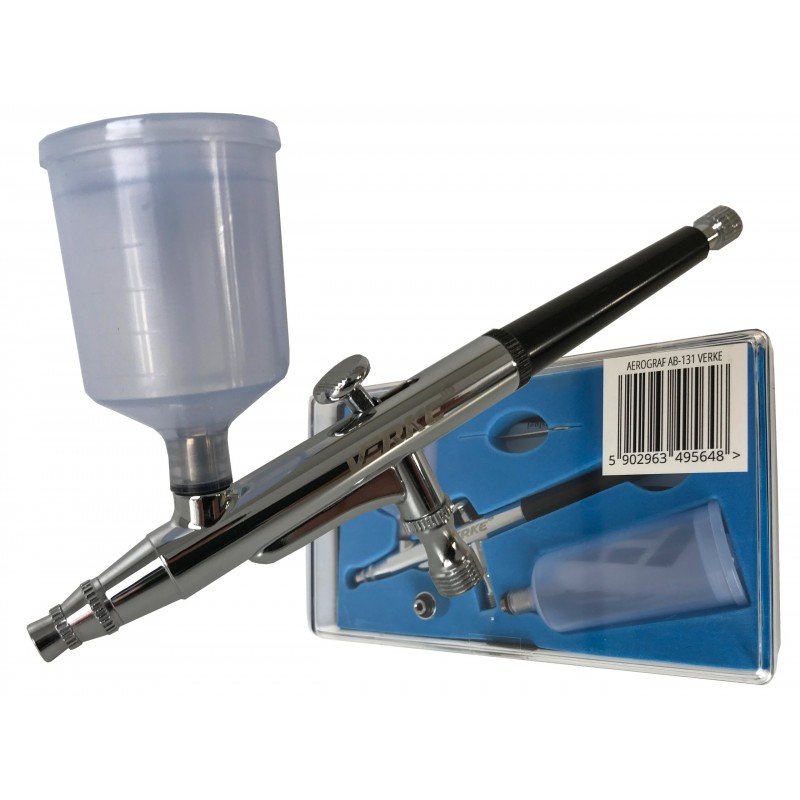 Verke Airbrush festékszóró pisztoly két tartállyal 0,3 mm