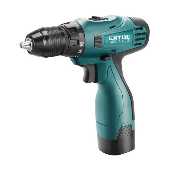 Extol Industrial akkus csavarozó 16,6 V Li-ion + 2db akku