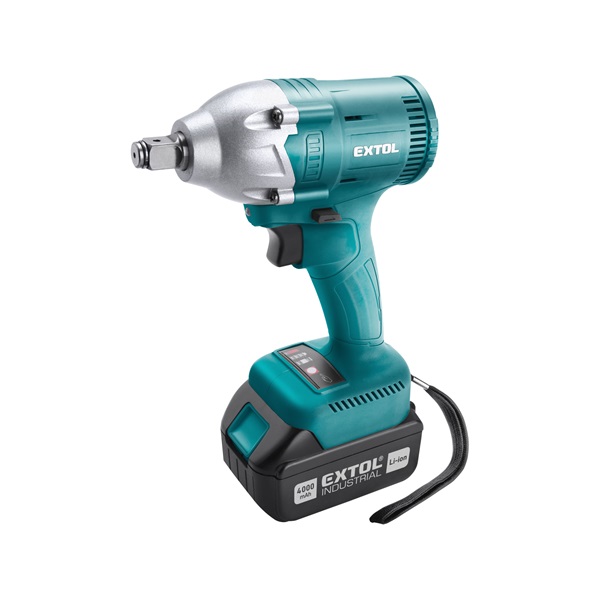 Extol Industrial 18V akkus ütvecsavarozó, 260 Nm + 2 akku, töltő