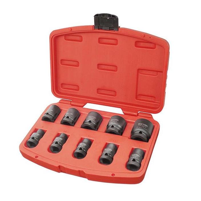Extol Premium gépi dugófej készlet 1/2″ metrikus 9-27