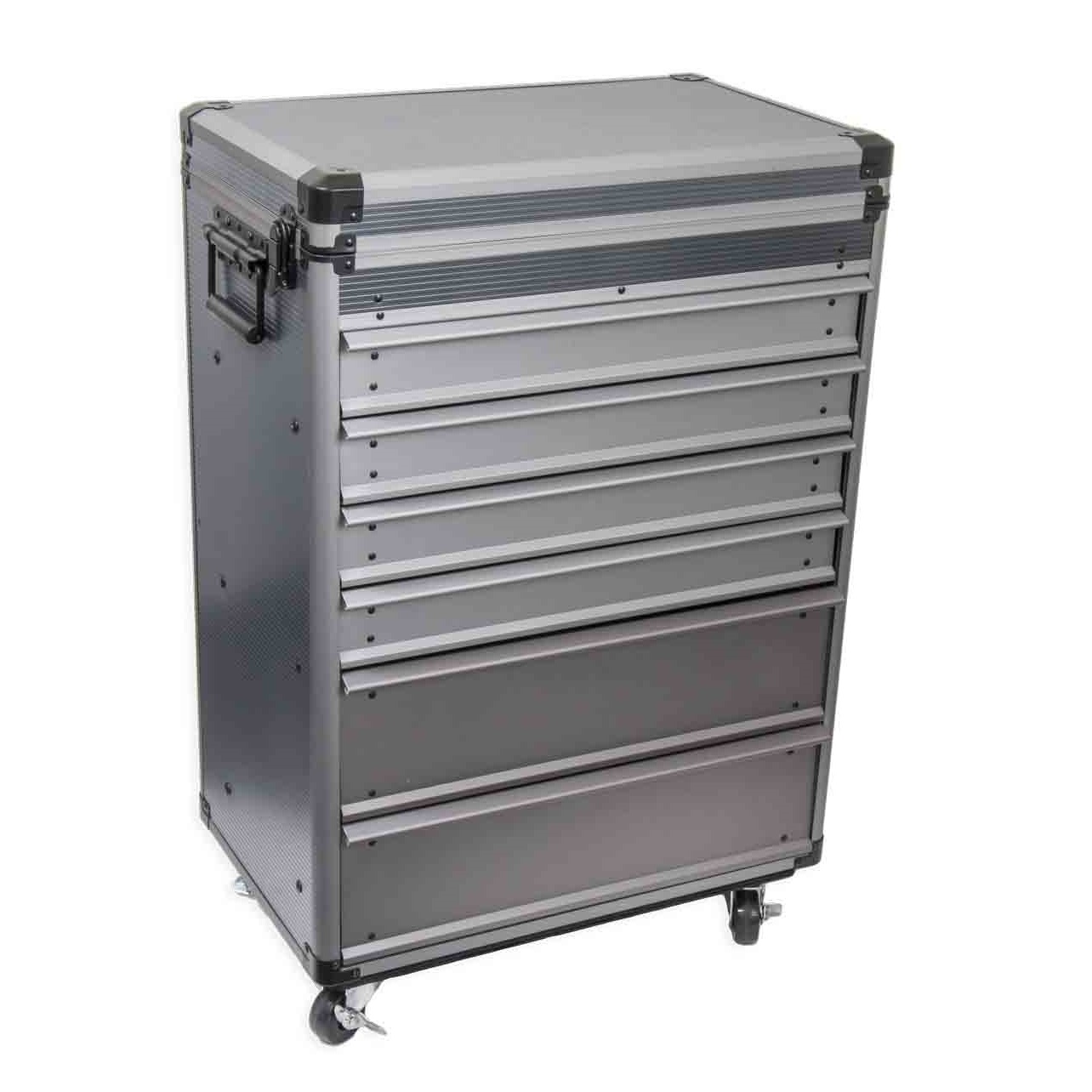 Magg 7 fiókos precíziós aluminium szerszámoskoffer 496x315x667 mm