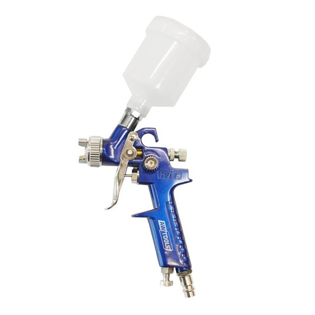 AW Tools HVLP mini festékszóró pisztoly 0,125 L + 2db fuvóka