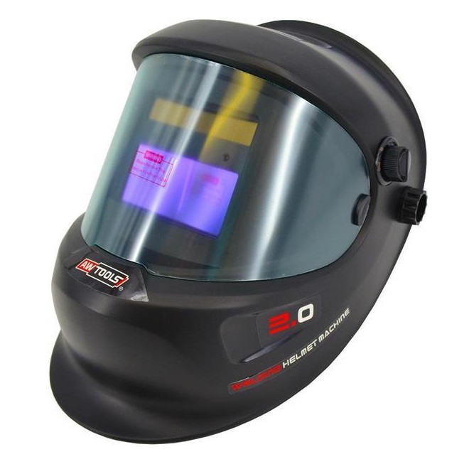 AW Tools nagylátószögű automata csiszoló- és hegesztőpajzs