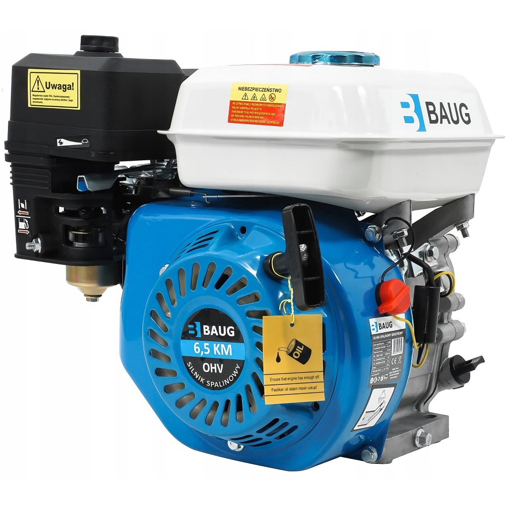 BAUG benzines állómotor 6,5 LE, 163 cm³, 20 mm tengely