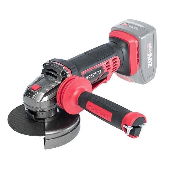 Worcraft akkus sarokcsiszoló géptest, 20V Li-ion, 115 mm