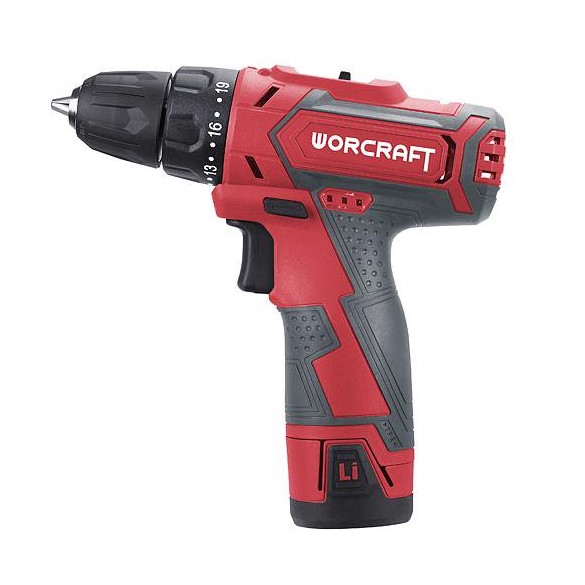 Worcraft akkus csavarozó 12V, Li-Ion 1,5Ah + KOFFER